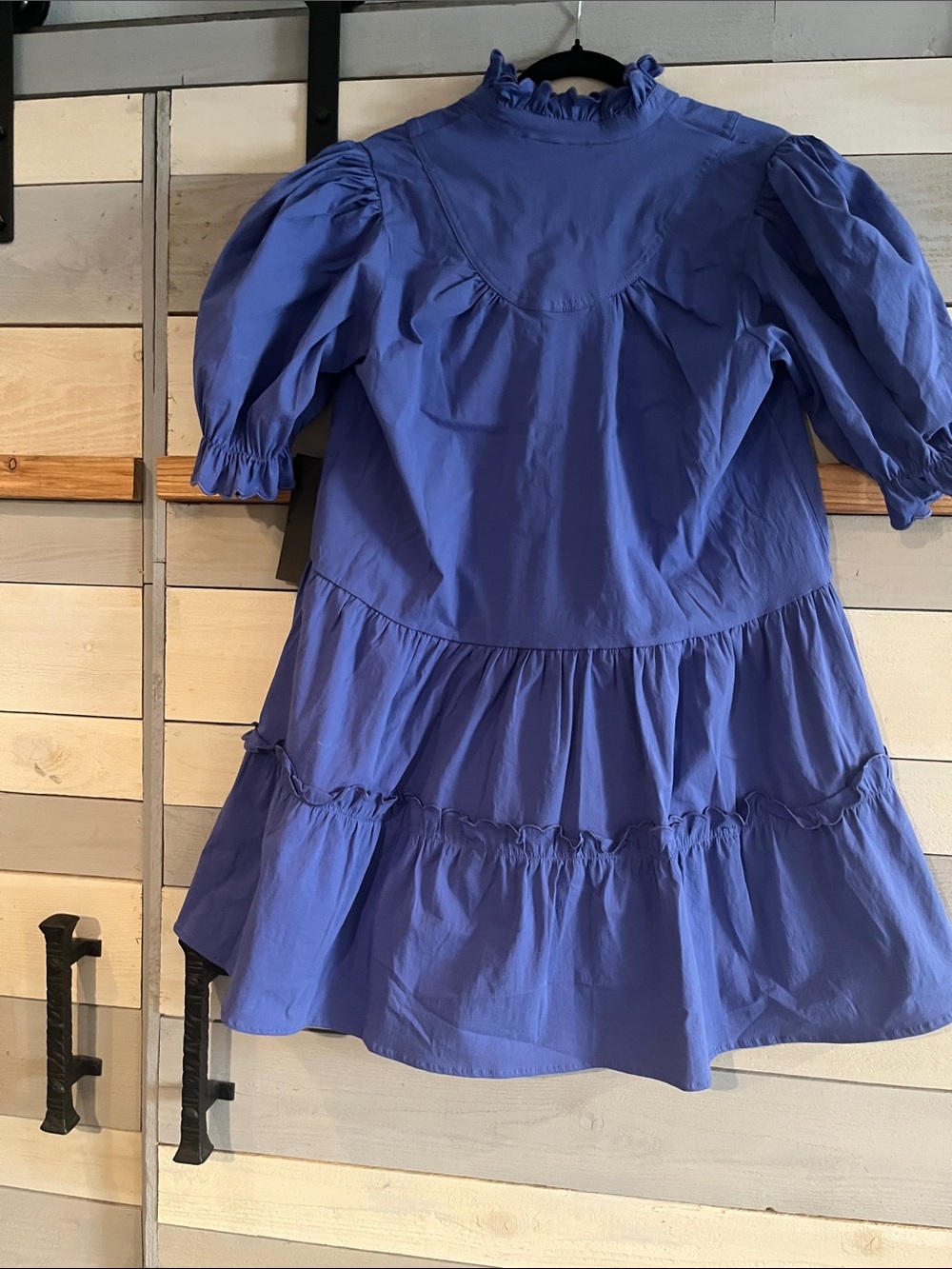 Tuckernuck Pomander Place Puff-Sleeve Tiered Mini Dress - Picture 8 of 8